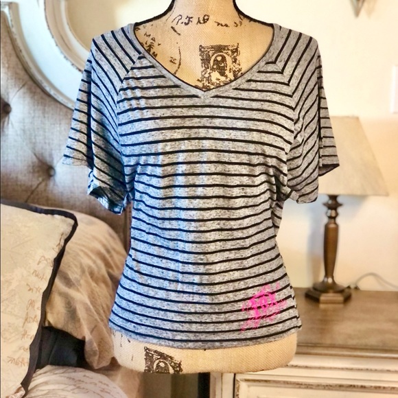 Fox classic striped top flowy sleeves - Picture 8 of 8